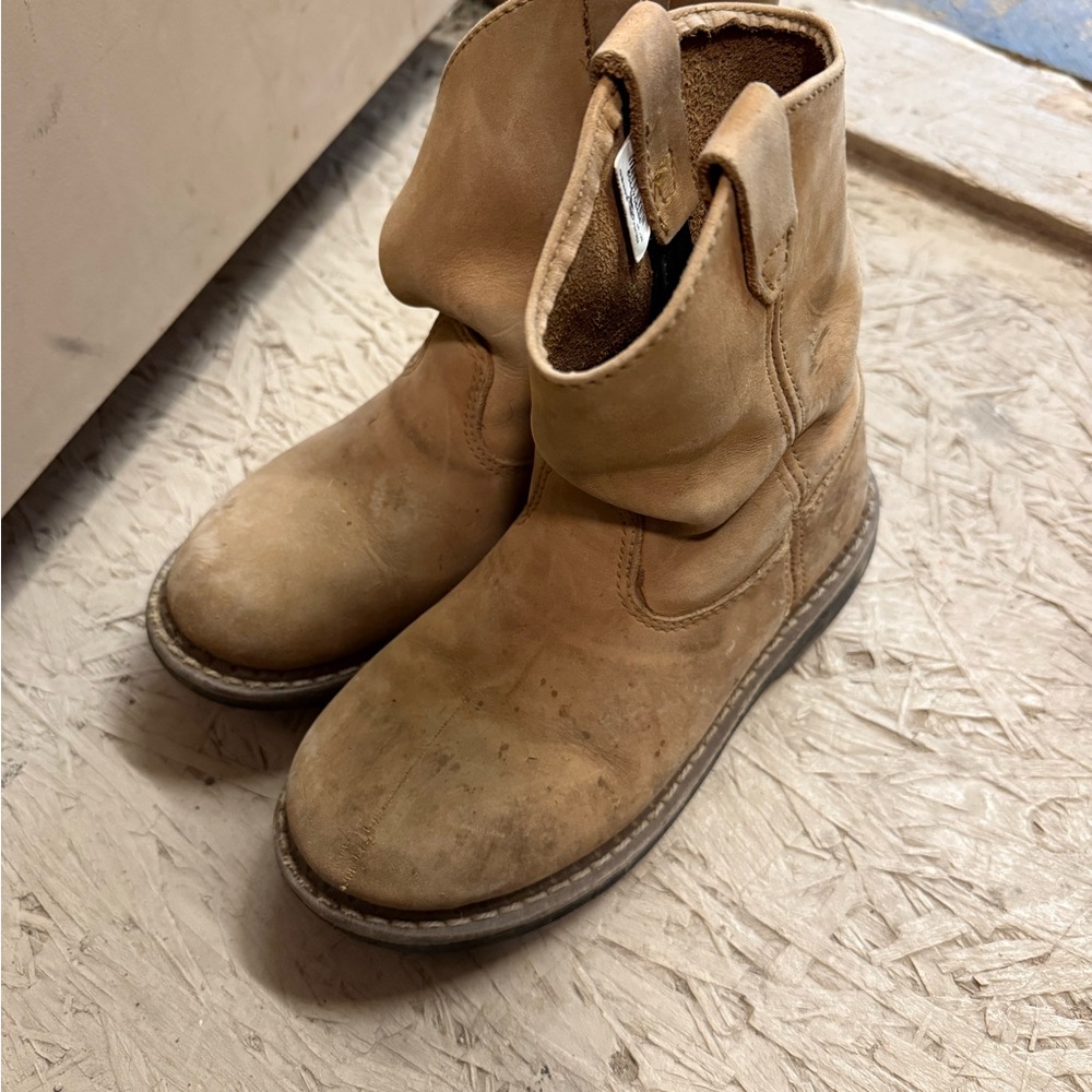 Georgia Boot Kids Tan Leather Boots